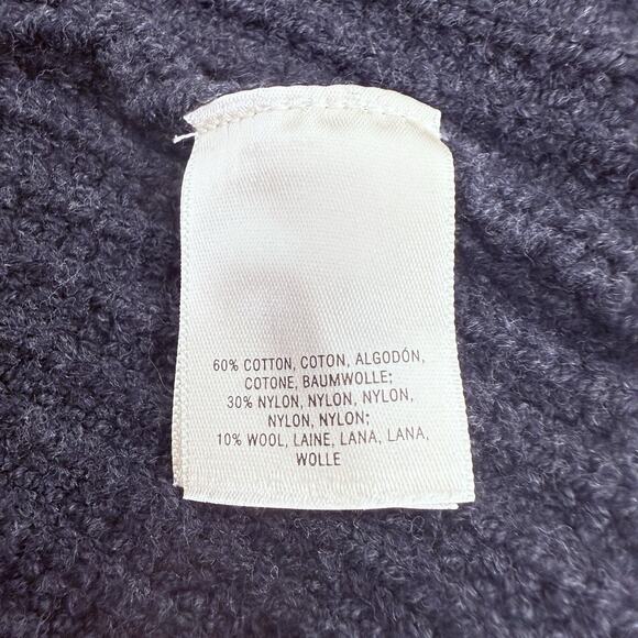 Anthropologie Knitted & Knotted Long Cardigan M Gray Wool Blend Cozy Chunky Fall - Picture 10 of 16